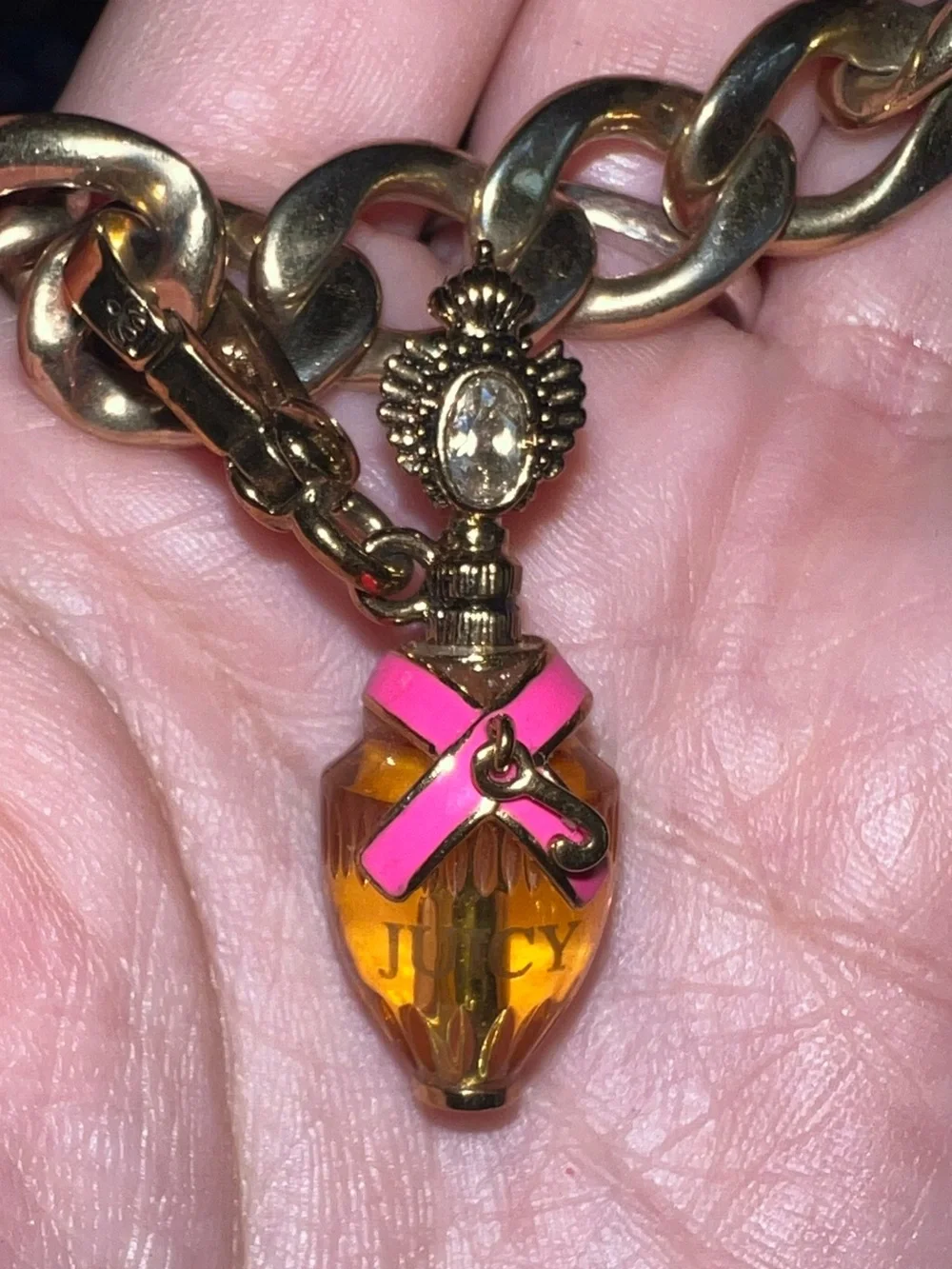Juicy Couture RARE CHARM Heart Charm Bracelet - Picture 6 of 6